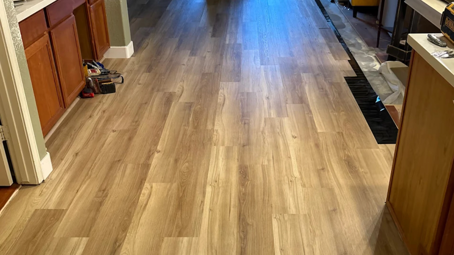 Finished flooring project